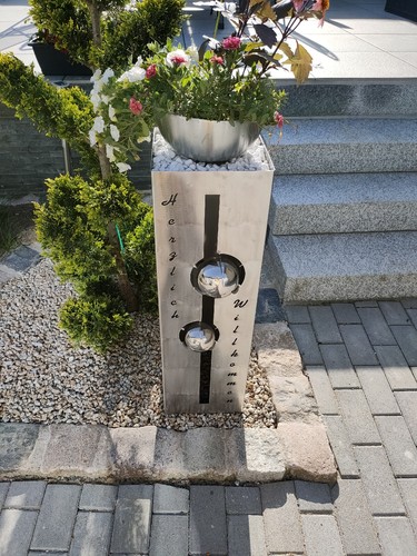 Edelstahldeko gartendeko - edelstahldeko,,
