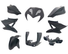 Verkleidungssatz Verkleidung Satz Yamaha Aerox MBK Nitro schwarz matt 8-teilig