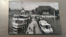 Postkarte Passagierschiff Bundesbahn Konstanz Bodensee 08.06.1955 gel_