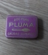 Alte Blechdose " Pluma " die Grammophon Nadeldose ohne Nadeln