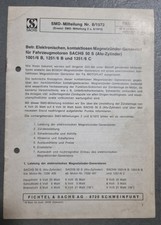 SMD-Mitteilung Sachs 1972 zu