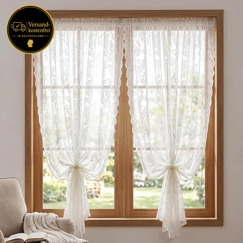 Lace gardinen 90x140cm - lace,