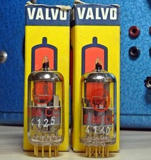 Konvolut 2x Röhre Valvo E88CC red print ungebraucht / NOS + stark geprüft