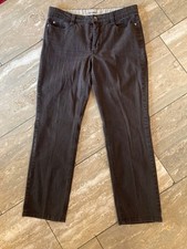Mac Hose Chinohose "Angie" Größe 44/30 Vintage Wash, Braun