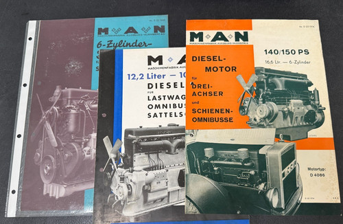 Alte man diesel prospekte - alte,