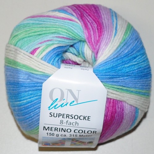 Supersocke merino color - merino,