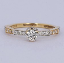 Diamant Ring 585 Gelbgold-0,55