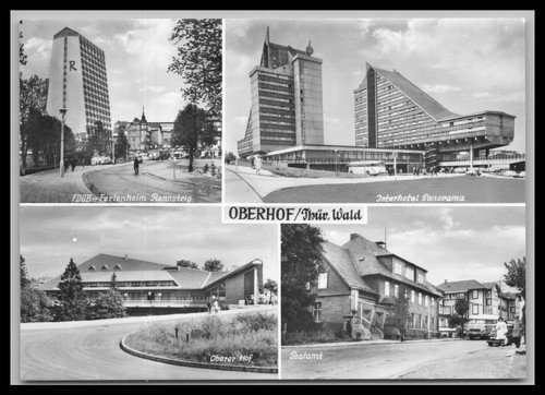 Ansichtskarte oberhof - oberhof, in