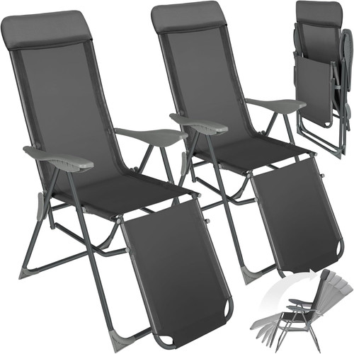 Tectake 2er set alu - 2er,