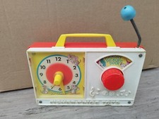 Fisher Price Toys Hickory Dickory Dock Vintage Spielzeug Spieluhr