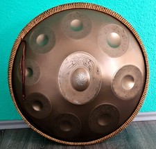 Gold 9 Noten HANDPAN 440 Hz