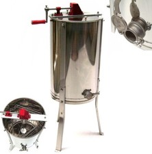 manuelle Edelstahl Honigschleuder 3 Waben Tangentialschleuder E6571 Imker Honig