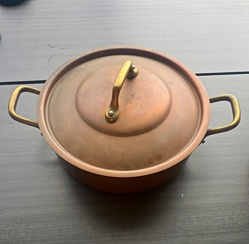 Lecellier kochtopf kupfer - kochtopf, 20