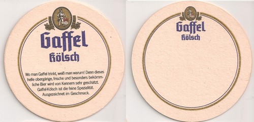 Gaffel kölsch alter - gaffel,