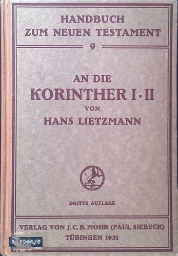 Die korinther i ii - i.,