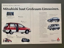 Mitsubishi Space Runner Wagon L300 Luxus Bus  1994 Vintage Ad Werbung Reklame