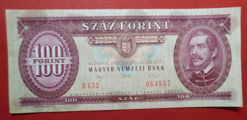 100 forint banknote 1992 - 100,