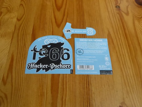 Bieretikett hacker pschorr - 1,
