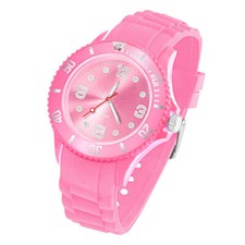 Silikon Uhr Armbanduhr Herren Big Trend Gummi Watch Damen Bunte Mini Kinderuhr