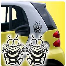 Autoaufkleber Biene Bienen Aufkleber Auto Sticker small clickstick 2er SET A331S