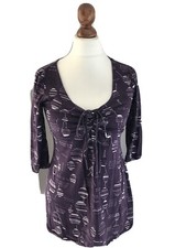 Maille Demoiselle Oberteil Kleid *A Lila M 38 / 40 Tunika  Top Shirt