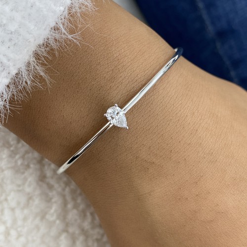 9ct tcw birnen armreif - 0,9ct,