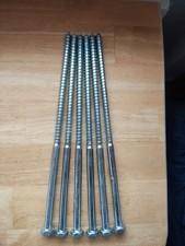 6 Stk  Holzschauben Verzinkt 12x320mm