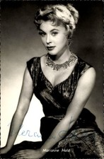 Ak Schauspielerin Marianne Hold, Portrait, Autogramm - 10905163