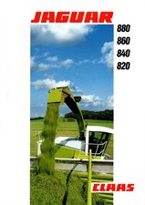 Verkaufsprospekt Claas Jaguar 880, 860, 840 und 820