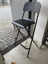 Ikea Barhocker Franklin Schwarz Zusammenklappbar