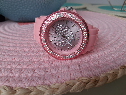 Nuvo damen quarzuhr pinkes - damen-quarzuhr,,