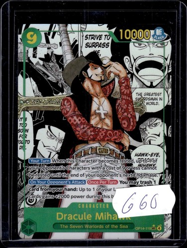 One piece dracule mihawk - one,