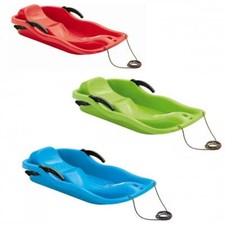 Schlitten Race Rodel Schneegleiter Kinderschlitten mit Bremsen inkl. Zugseil 