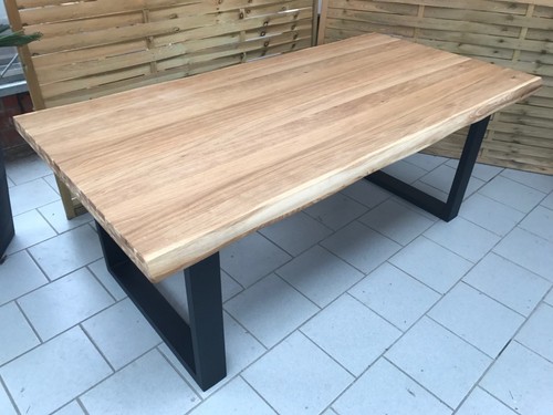 Esstisch wildeiche massiv - wildeiche,