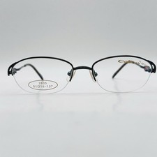 Colani design Brille Damen oval grau rot Halbrand Mod. 2805 NEU