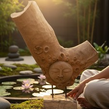 Buddha Gartenfigur stehend