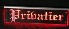 Privatier LED Namensschild