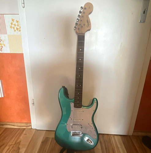 Squier strat gitarre grün - strat,