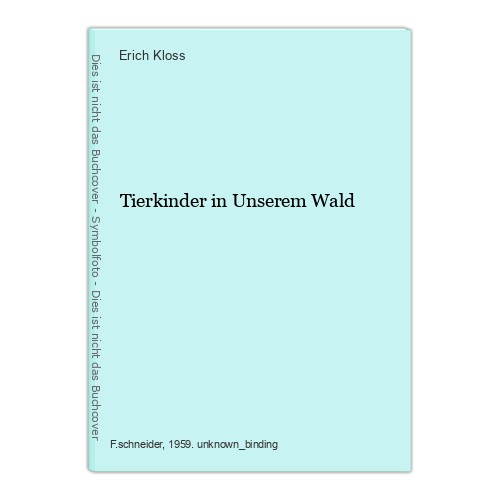 Tierkinder unserem wald - in,