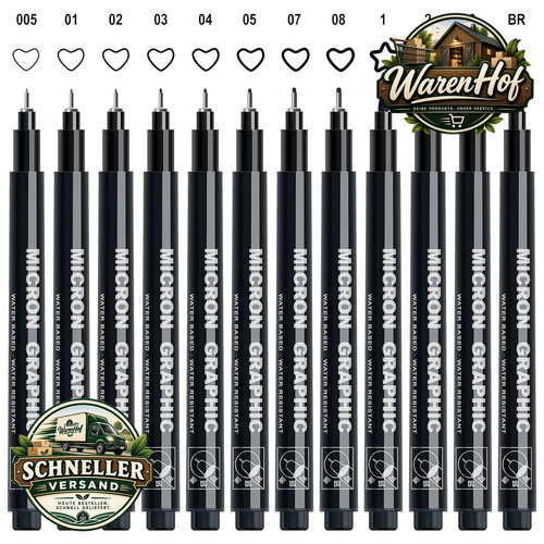 Fineliner set schwarz - fineliner,