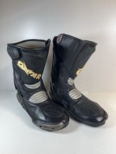 Oxtar Tcs schwarz Motorradstiefel UK Größe 9 Euro 43 Torsion Control