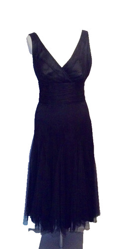 Monsoon schwarz netz overlay - schwarz,