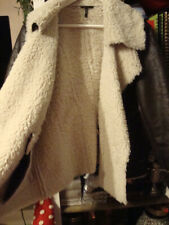 kuschelig warme Herbst Felljacke Lammfell Optik  Jacke  Teddyfutter braun beige 