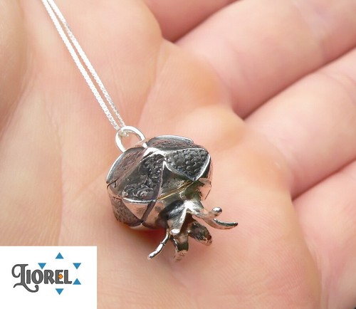 Silber designer granatapfel - silber,