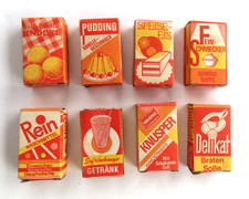 8 STÜCK VINTAGE KAUFLADEN