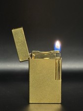 ST. Dupont Feuerzeug, Linie 1 Groß, Gold, Gasfeuerzeug