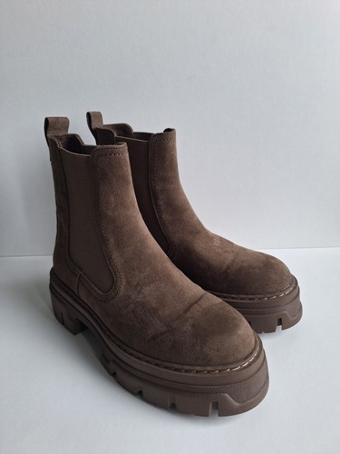 Damen chelsea boots braun - chelsea,