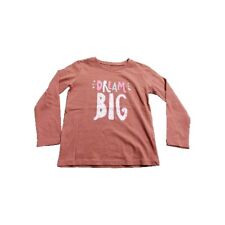 Langarmshirt Pullover Gr. 116 sinsay m. Schriftzug "Dream Big" gut