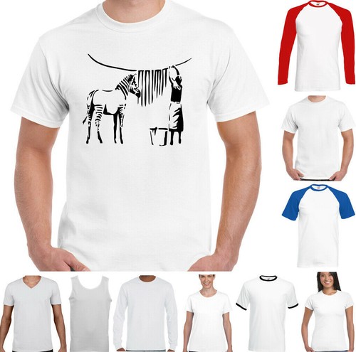 Banksy shirt herren zebra - t-shirt,