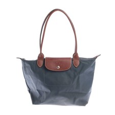 Schultertasche Longchamp Grau Braun